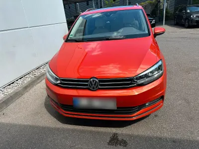 Gebraucht VW Touran Highline 150 PS (110 kW) 2016 Orange Van / Kleinbus