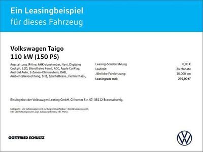 Weiss Gebraucht 2025 VW Taigo R-line SUV | 26.990 € (Fairer Preis)