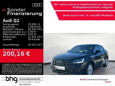 Gebraucht Audi Q2 S-Line 150 PS (110 kW) 2025 Mythosschwarz metallic SUV