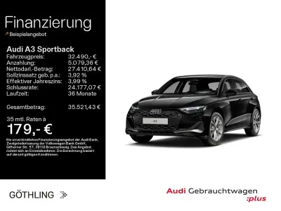 Gebraucht Audi A3 Advanced 204 PS (150 kW) 2025 Mythosschwarz metallic Limousine