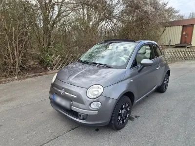 Brugt Fiat 500C 69 HK (50 kW) 2010 Grå Cabriolet