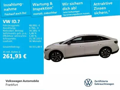 Gebraucht VW ID.7 Pro 210 kW (286 PS) 2025 Weiß Limousine