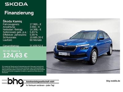 Gebraucht Skoda Kamiq Essence 95 PS (69 kW) 2023 Raceblau metallic SUV