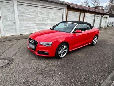 Usata Audi A5 Cabriolet Sport 245 CV (180 kW) 2013 Rosso Cabrio
