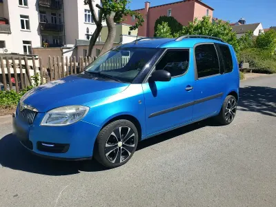 Gebraucht Skoda Roomster 70 PS (51 kW) 2007 Blau Van / Kleinbus