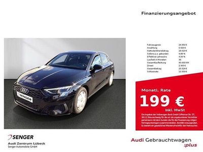 Gebraucht Audi A3 Ambiente 110 PS (80 kW) 2022 Brillantschwarz Limousine