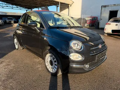 Gebraucht Fiat 500 Lounge 69 PS (50 kW) 2019 Schwarz Cabrio