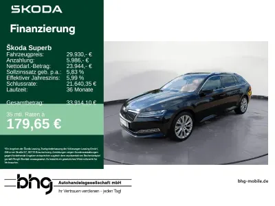 Gebraucht Skoda Superb Style 218 PS (160 kW) 2023 Schwarz Kombi