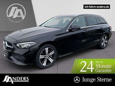 Schwarz obsidianschwarz Gebraucht 2023 Mercedes C220 Avantgarde Kombi | 37.384 € (Fairer Preis)