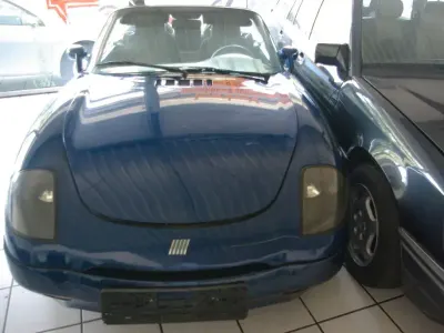 Gebraucht Fiat Barchetta 131 PS (96 kW) 2000 Blau Cabrio