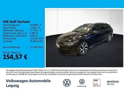 Gebraucht VW Golf VIII R-line 150 PS (110 kW) 2023 Schwarz Kombi