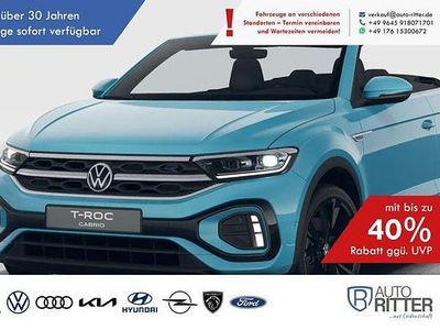 Gebraucht VW T-Roc Cabriolet R-line 150 PS (110 kW) 2025 Blau Cabrio