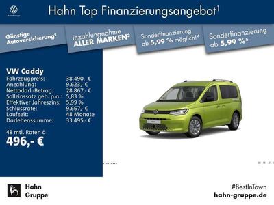 gebraucht VW Caddy 2,0TDI 90KW NAVI LED KLIMA 7SITZER