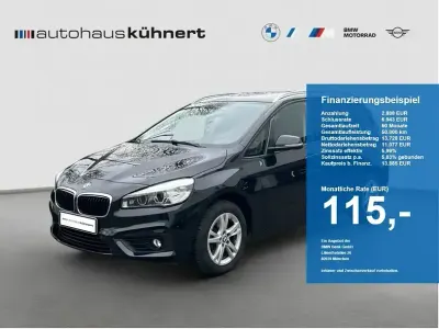 Gebraucht BMW 218 Gran Tourer Advantage 136 PS (100 kW) 2017 Schwarz Van / Kleinbus