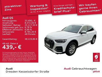 Gebraucht Audi Q5 Advanced Plus 299 PS (219 kW) 2023 Ibisweiß SUV