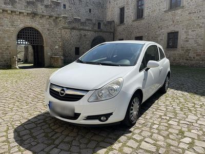 Gebraucht Opel Corsa 80 PS (58 kW) 2009 Weiß Kleinwagen