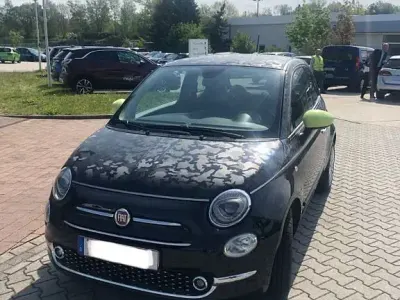 Gebraucht Fiat 500 Lounge 86 PS (63 kW) 2015 Schwarz Kleinwagen