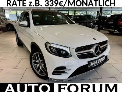 Używany Mercedes GLC250 AMG line 211 KM (155 kW) 2018 Biały SUV