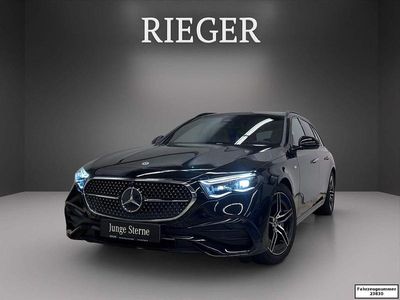 Schwarz Gebraucht 2025 Mercedes E300 AMG Limousine | 53.599 € (Fairer Preis)