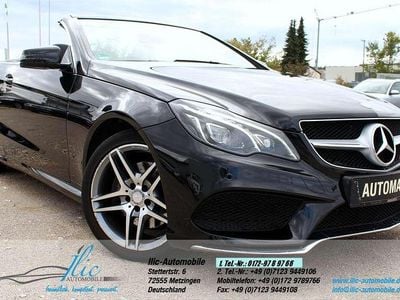 Obsidianschwarz metalliclack Gebraucht 2016 Mercedes E250 AMG Cabrio | 21.499 € (Guter Preis)