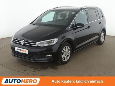 Gebraucht VW Touran Comfortline 116 PS (85 kW) 2020 Schwarz Van / Kleinbus