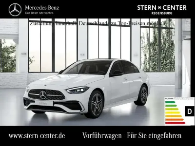 Gebraucht Mercedes C200 AMG 163 PS (119 kW) 2026 Unilack polarweiß Limousine