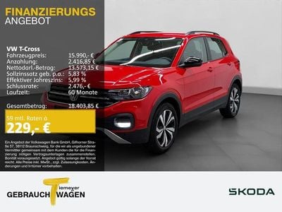 Gebraucht VW T-Cross Life 116 PS (85 kW) 2019 Rot SUV