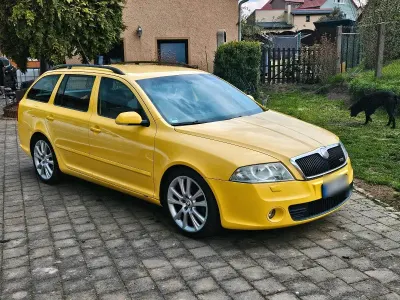 Brugt Skoda Octavia RS 200 HK (147 kW) 2007 Gul Stationcar