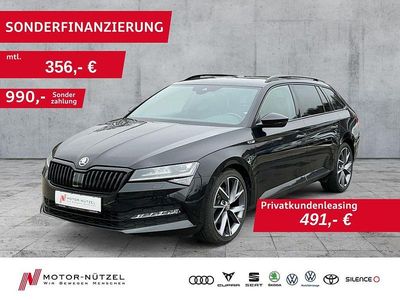 Gebraucht Skoda Superb SportLine 200 PS (147 kW) 2021 Schwarzmagic perleffekt Kombi