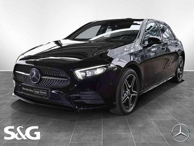 Gebraucht Mercedes A250 AMG 160 PS (117 kW) 2022 Unilack nachtschwarz Limousine