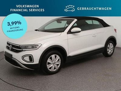 Gebraucht VW T-Roc Cabriolet Style 150 PS (110 kW) 2022 Weiß Cabrio