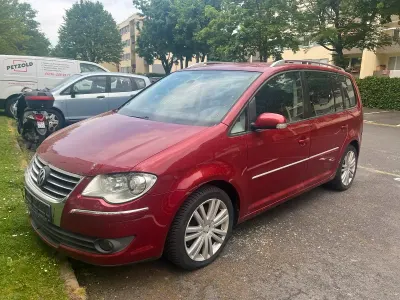 Brugt VW Touran Highline 170 HK (125 kW) 2007 Rød MPV