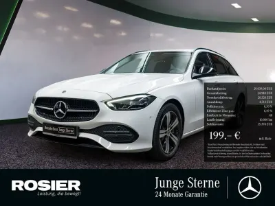 Gebraucht Mercedes C180 Avantgarde 170 PS (125 kW) 2022 Weiss / polarweiß Kombi