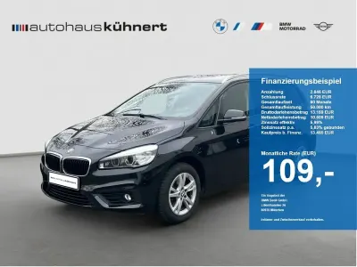 Gebraucht BMW 218 Gran Tourer Advantage 136 PS (100 kW) 2017 Schwarz Van / Kleinbus