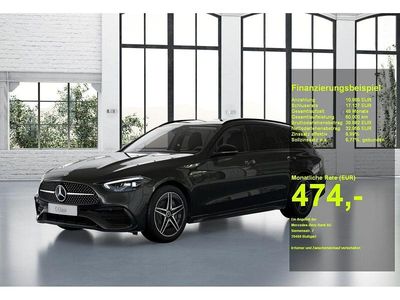 Grau Gebraucht 2024 Mercedes C300e AMG Limousine | 43.940 € (Fairer Preis)