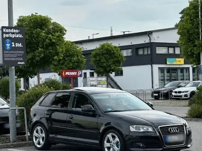 Gebraucht Audi A3 Sportback Attraction 159 PS (116 kW) 2008 Schwarz Kleinwagen