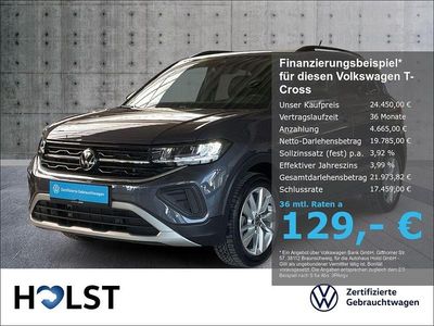 Gebraucht VW T-Cross Goal 116 PS (85 kW) 2025 Grau SUV