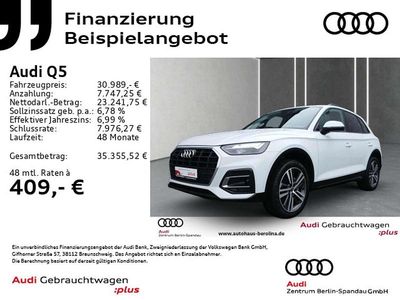 Gebraucht Audi Q5 299 PS (219 kW) 2021 Gletscherweiß metallic SUV