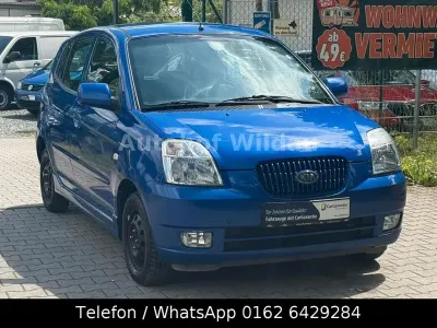Gebraucht Kia Picanto EX 65 PS (47 kW) 2005 Blau Kleinwagen