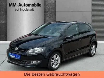 Gebraucht VW Polo Match 90 PS (66 kW) 2012 Schwarz Kleinwagen