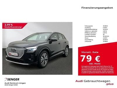 Gebraucht Audi Q4 e-tron Advanced 150 kW (204 PS) 2023 Mythosschwarz metallic SUV