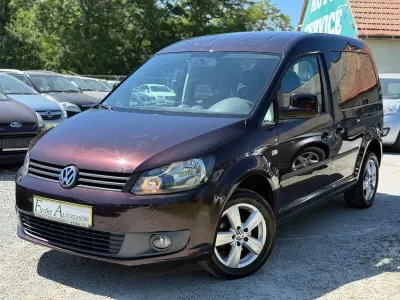Gebraucht VW Caddy Comfortline 86 PS (63 kW) 2012 Schwarz Van / Kleinbus