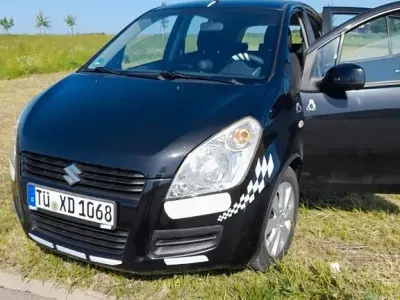 Gebraucht Suzuki Splash 86 PS (63 kW) 2009 Schwarz Kleinwagen
