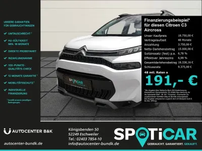 Gebraucht Citroën C3 Aircross PureTech 131 PS (96 kW) 2024 Polarweiß SUV
