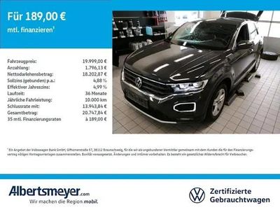 Gebraucht VW T-Roc Sportline 110 PS (80 kW) 2021 Grau SUV