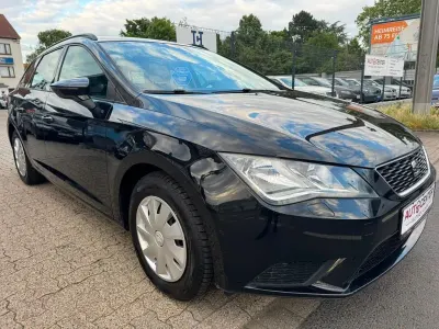 Gebraucht Seat Leon ST Reference 110 PS (80 kW) 2015 Schwarz Kombi