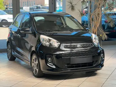 Gebraucht Kia Picanto Spirit 84 PS (61 kW) 2016 Schwarz metallic Kleinwagen