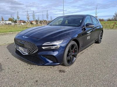 Blau Gebraucht 2024 Genesis G70 Sport Limousine | 42.980 € (Etwas zu teuer)
