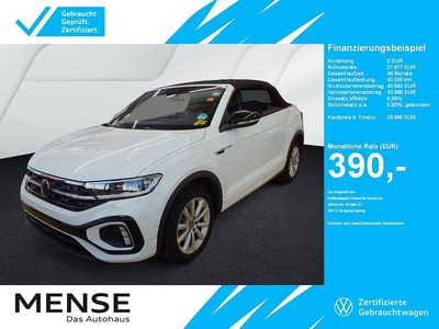 Gebraucht VW T-Roc Cabriolet R-line 150 PS (110 kW) 2025 Weiß Cabrio