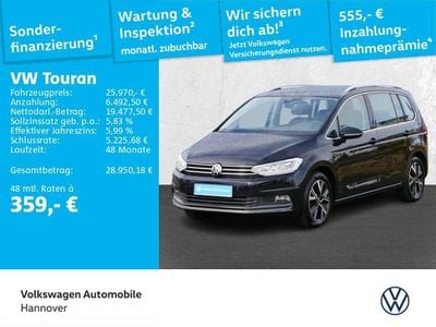Usata VW Touran Highline 150 CV (110 kW) 2023 Nero Monovolume
